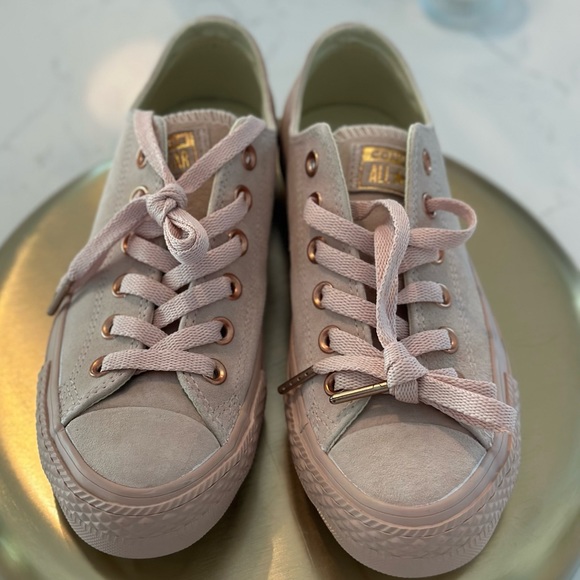 Pink All Star Suede Sneaker - Picture 3 of 3